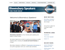 Tablet Screenshot of bloomsburyspeakers.org.uk